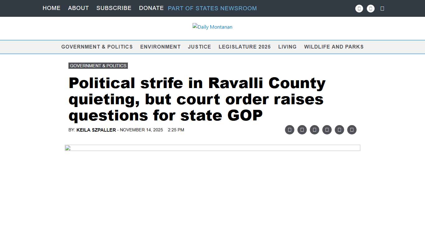 Political strife in Ravalli County quieting, but court order raises questions for state GOP • Daily Montanan